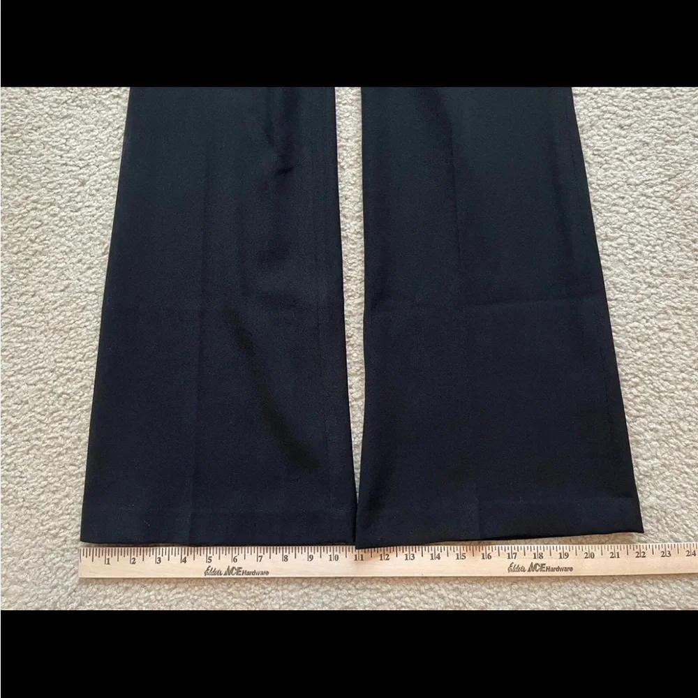 Nanette Lepore Wide Leg Trousers Dress Pants Black Women’s Size 8 Flare - Picture 11 of 11